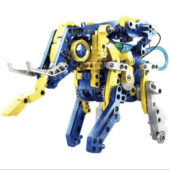 Elenco TTG-618 Rivet-Rex 12 in 1 Hydro-Mechanical Solar Robot Kit - NO BATTERIES - Picture 5 of 8
